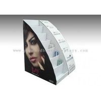 Foldable , recycable Cardboard Counter Displays with spot color for ads in shops thumbnail image