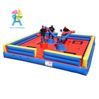 Inflatable Gladiator Joust game for four man, inflatable jousting game in in inflatable bouncer thumbnail image