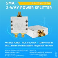 0.8-8GHz precision 2 way power splitter Power Divider with SMA connector thumbnail image