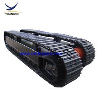 Steel crawler undercarriage system 0.5-150 tons for hydraulic drilling rig excavator dozer loader thumbnail image