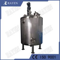 Stainless steel industrial conical tank stirred tank thumbnail image