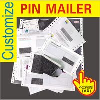 Custom Logo Printing Pin Mailer for Bank thumbnail image