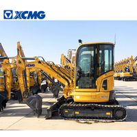XCMG Official Mini Digger Excavator XE35U Construction Equipment 3.5Ton Chinese Mini Excavator Price thumbnail image