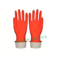 spray flocklined household rubber glove thumbnail image