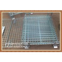 Foldable Wire Mesh Container/ Stackable storage cage/ Metal basket thumbnail image