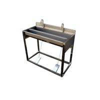 Stainless Steel Foot Pedal Operated Hand Wash Sinks thumbnail image