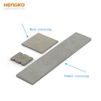 Sintered micron nickel/copper/stainless steel filter plate/sheet thumbnail image