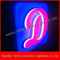 Outdoor waterproof frontlit acrylic led letter sign thumbnail image