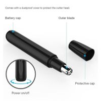 Washable Precision Cutting Ear and Nose Hair Trimmer thumbnail image