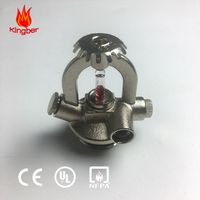 UL&FM Approved Brass Fire Fighting 72 Celsius Degree Upright Fire Sprinkler System thumbnail image