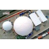 Outdoor Geodesic Dome Tents for events with Whie PVC roof Cover thumbnail image