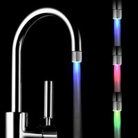 Bathroom Faucet LED Light Waterfall Basin Faucet with Temperature Controlled Colors Change thumbnail image