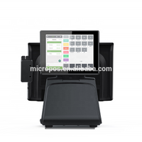 Dual screen all in one pc with PCAP 15 inch pos system touch screen thumbnail image