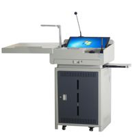 Smart lectern with touch screen for teacher's presentation thumbnail image