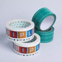 Suppliers Custom Printed Logo Carton Box Sealing BOPP Packaging Tape Jumbo Roll thumbnail image