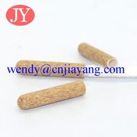 wooden texture plastic aglet ABS aglet for garment decoration thumbnail image