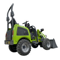 Everun Erel05 500kg Hot Sale New compact Articulated Small Wheel Boom electric battery Loader thumbnail image
