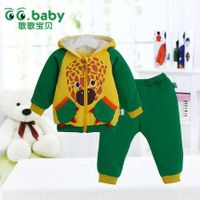 2015 Newborn Baby Clothing Autumn Winter Sets Warm High Quality Brand Baby Boy Baby Girl Cloth Suit thumbnail image