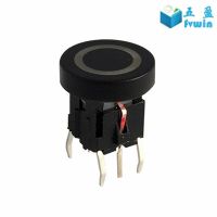 10mm/12.8mm Tact Push Button Switch With Tactile Caps manufacturers  thumbnail image