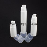 Cos Cosmetic Plastic Snap on Airless Bottle Pump and Skincare Make up Round Airless 15ml 30ml 50ml S thumbnail image
