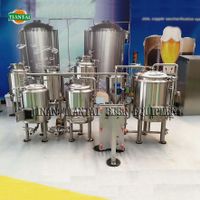 100l compact direct fire heated pilot beer brewing system thumbnail image