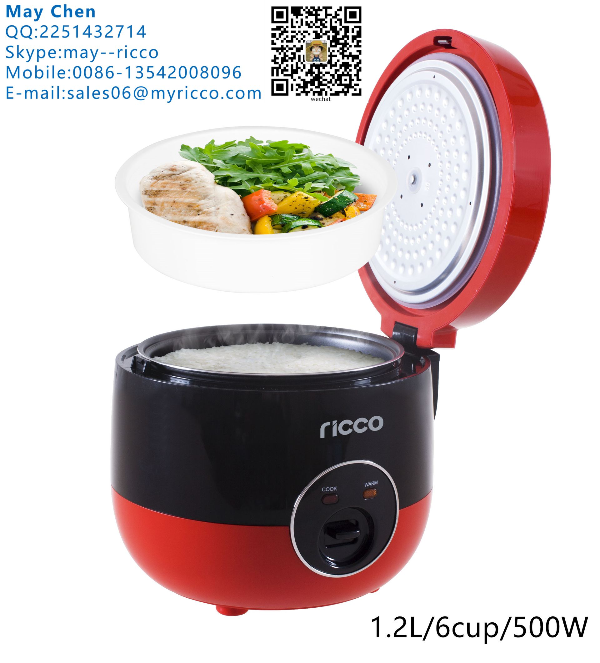 Deluxe electric national rice cooker 1.8L By Lianjiang Ricco Electrical  Appliance Co., Ltd